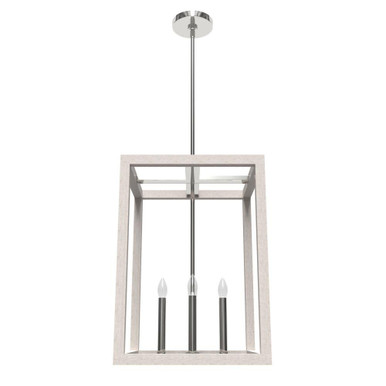 Squire Manor 4 Light Metal Medium Pendant by Hunter Fans - 19481