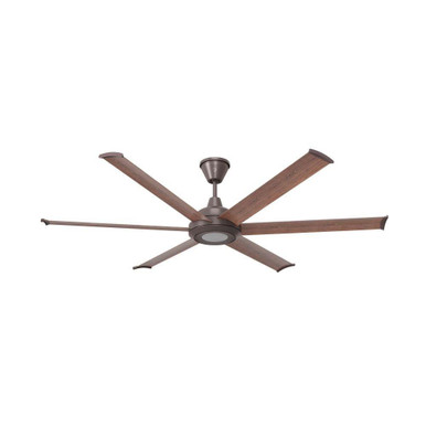 Bison 6 Blade Ceiling Fan With Light Kit 72 Inch Wide by Big Ass Fans - BS1-72-03