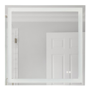29W 1 LED Square Mirror 30 Inch Tall and 30 Inch Wide by Craftmade - MIR102-W