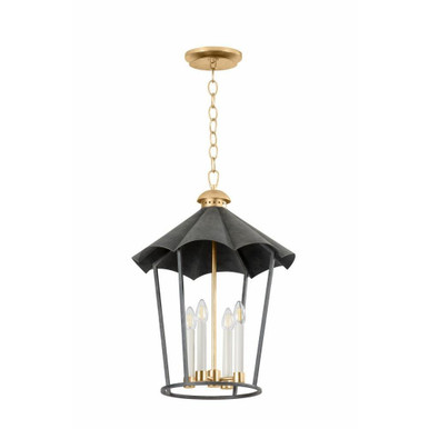 Wildomar 4 Light Large Pendant by Troy - F3718-VGL/FRN