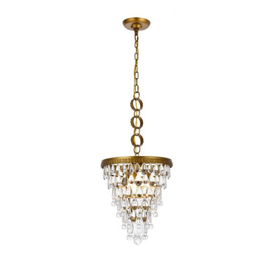 Nordic 3 Light Medium Pendant by Elegant - 1219D13