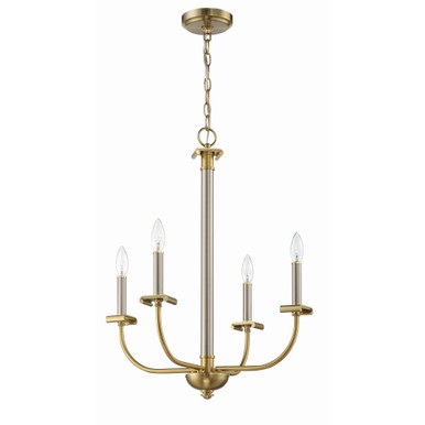 Stanza 4 Light Medium Chandelier by Craftmade - 54824-BNKSB