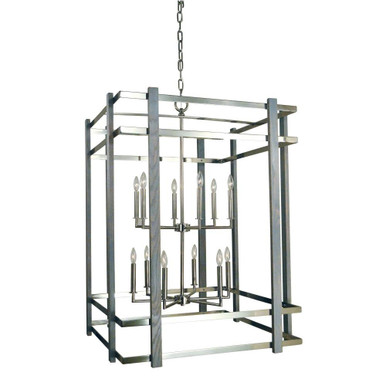 Arcadia 12 Light Large Chandelier by Framburg - 5268 PN