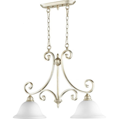 Bryant 2 Light Mini Island Chandelier by Quorum - 6554-2-60
