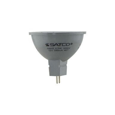 1.78 Inch 6.5W MR16 LED GU5.3 Base Replacement Lamp by Satco - S8605