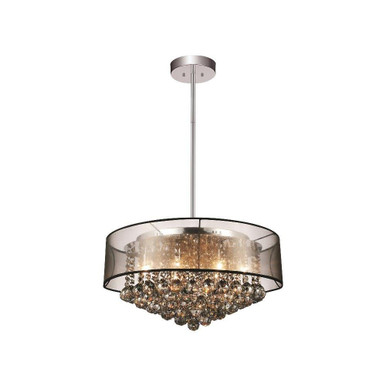 Radiant 12 Light Medium Glam Chandelier by CWI - 5062P24C (Smoke + B)