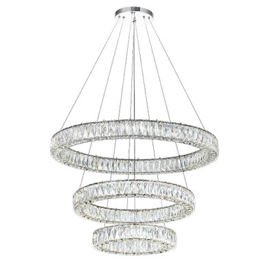 Madeline LED 2 Tier Large Chandelier by CWI - 1044P32-601-R-3C