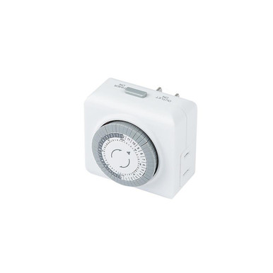 Accessory Power Supply Mechanical Timer 3 x 3 Inches by WAC  - 9000-MTI-WT