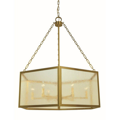 Mila 6 Light Foyer Chandelier 42 Inch Tall and 36 Inch Wide by Framburg - 5916 BR