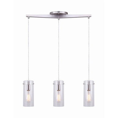 Joni 3 Light Mini Pendant by Canarm Inc - IPL759A03BK