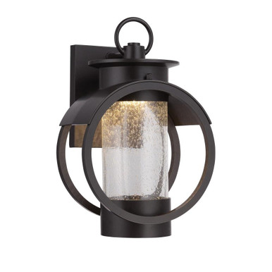 Arbor 12W 1 LED Light Outdoor Wall Lantern by Designers Fountain - led32821-bnb