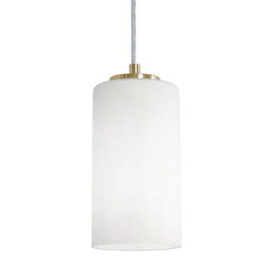 Leo 1 Light Pendant 6.5 Inches Tall and 4 Inches Wide by AFX - LEOP04MBLB