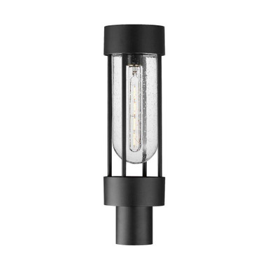 Millennial 1 Light Outdoor Pier/Post Mount 19.5 x 5.5 Inches by Maxim - 30580CDBK