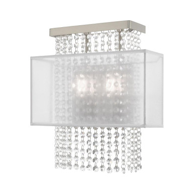 Bella Vista 2 Light Wall Sconce by Livex - 41120-91