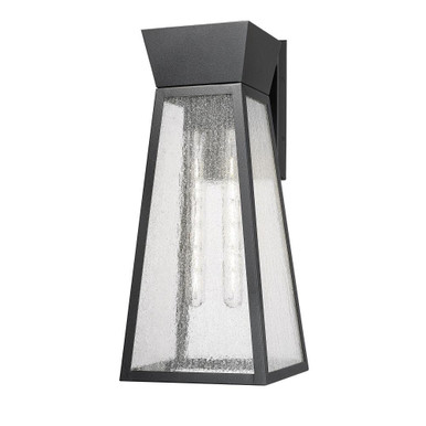 Lucian 2 Light Outdoor Wall Mount by Artcraft - AC8862BK