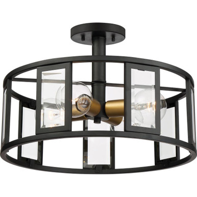 Payne 4 Light 17.13 Inch Wide Flush Mount by Nuvo - 60/6413