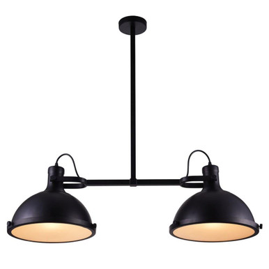Strum 2 Light Oversized Linear Chandelier by CWI - 9760P37-2-101