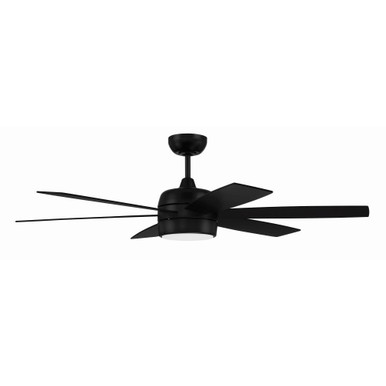 Trevor 6 Blade Ceiling Fan with Light Kit 52 Inch e Wide by Craftmade - TRV52FB6-NWF