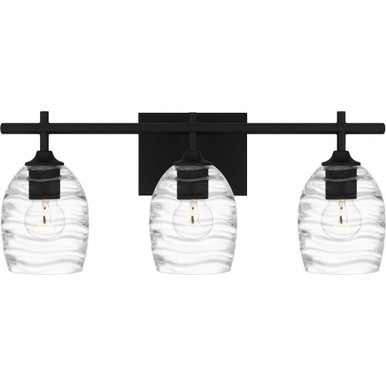 Lucy 3 Light Vanity Light by Quoizel - LCY8622MBK