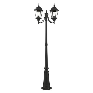 Hamilton 2 Light Outdoor Post Light in Style 9.5 x 86 Inches by Livex  - 7554-14