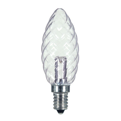 1W BA9.5 LED Candelabra Base Replacement Lamp by Satco - S9155