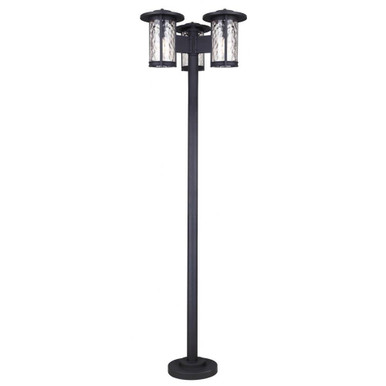 Leon 3 Light Outdoor Post Mount 84 x 25.13 Inches by Canarm - IOL568BK