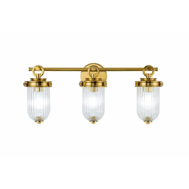 Myla 3 Light Bath Vanity 10.9 Inch Tall and 24 Inch Wide by Artcraft - AC12023BR