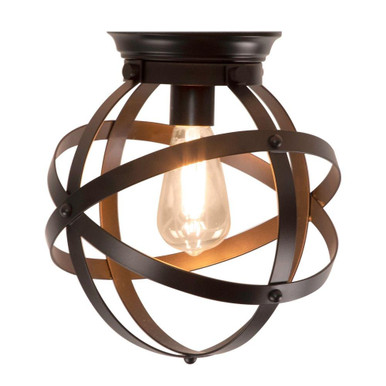 Eli 1 Light 9.88 Inch Wide Flush Mount by Designers Fountain - 1263-orb