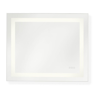Mera 43W 1LED Rectangle Frameless AntiFog Mirror 36 Inch Wide by Generation - MRIL1411
