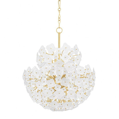 Barrytown 13 Light Chandelier 39 Inch Tall X 34 Inch Wide by Hudson Valley - 5613-VGL