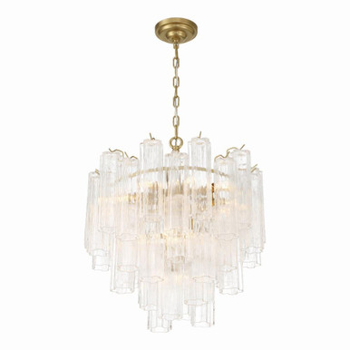 Sophia 11 Light Chandelier 21.61 Inch Tall and 22.83 Inch Wide by Artcraft - AC12100BR