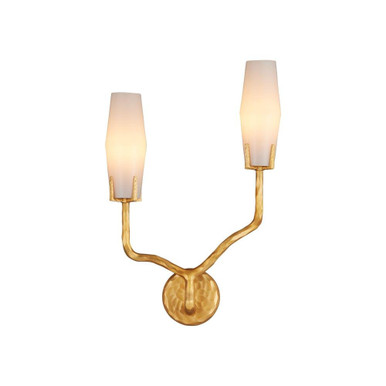 Mathilda 2 Light Right Wall Sconce 22.5 Inch Tall by Currey Company - 5000-0284
