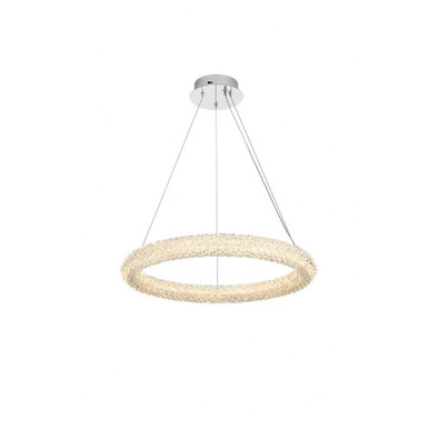Bowen 20W 1 LED Chandelier 2.5 Inches Tall and 24 Inches Wide by Elegant  - 3800D23C