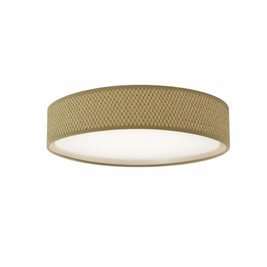 Corinne 14W 1 LED Flush Mount 3 Inch Tall and 11 Inch Wide by Dainolite - CFLD-1114-NAT