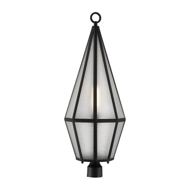 Peninsula 1 Light Outdoor Post Lantern 36 x 12 by Savoy House - 5-707-BK