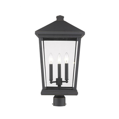 Beacon 3 Light Medium Outdoor Post Mount 23.5 Inch Tall by Z-Lite - 568PHXLR-ORB