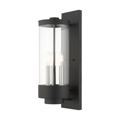 Hillcrest Three Light Outdoor Wall Lantern by Livex - 20724-14