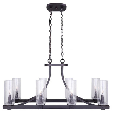Nash 8 Light Large Chandelier by Canarm - ICH633A08ORB