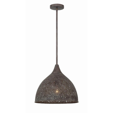 Jasmine 1 Light Medium Pendant by Crystorama - jas-a5010-fb