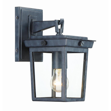 Belmont 1 Light Outdoor Wall Lantern 11 Inch Tall by Crystorama - bel-a8061-ge