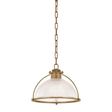 Glint 1 Light Pendant 10 Inch Tall and 14 Inch Wide by Troy - F5414-PBR