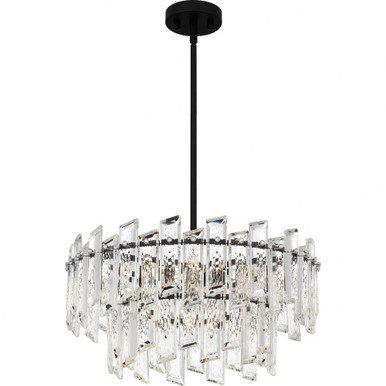Dion 6 Light Large Pendant by Quoizel - PCDIN2819MBK