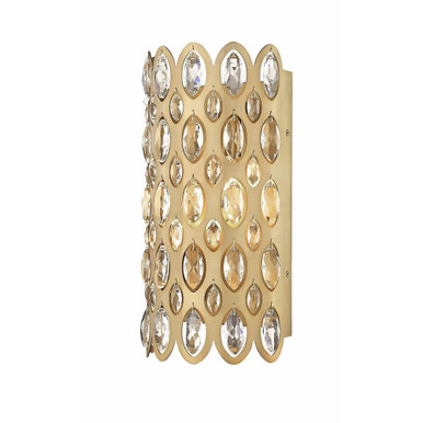 Dealey 2 Light Wall Sconce 13.75 Inch Tall by Z Lite - 822-2S-HB