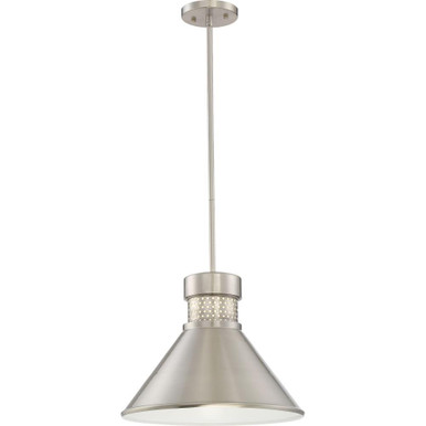 Doral 15W 1 LED Light Medium Pendant by Nuvo - 62-82