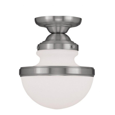Oldwick 3 Light Retro Linear Chandelier by Livex - 5718-67