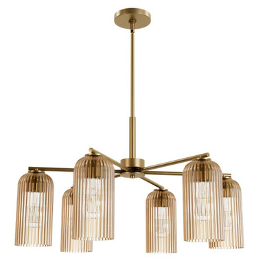 Beverly Glen 6 Light Large Chandelier by Hunter - 13230