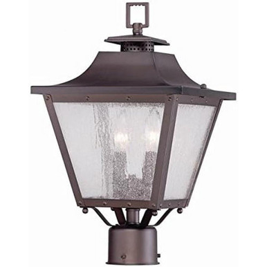 Lafayette 2 Light Outdoor Post Mount 17.5 x 10 Inches by Acclaim - 8717ABZ
