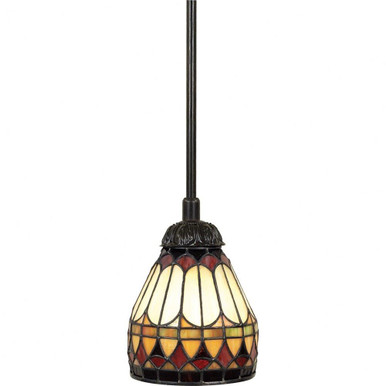 West End 1 Light Mini Pendant by Quoizel - TF1541VB
