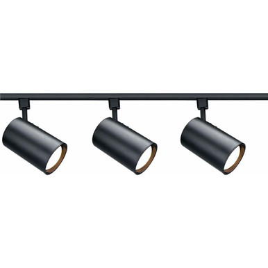 Three Light Straight Cylinder Track Kit 1.5 In Wide by 9.75 In High by Nuvo - TK319