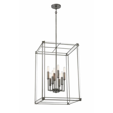 Langen Square 8 Light Large Pendant by Minka Lavery - 3857-756